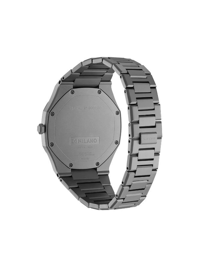 D1 Milano Ultra Thin Monoblock Anthracite Watch 40mm - Image 3
