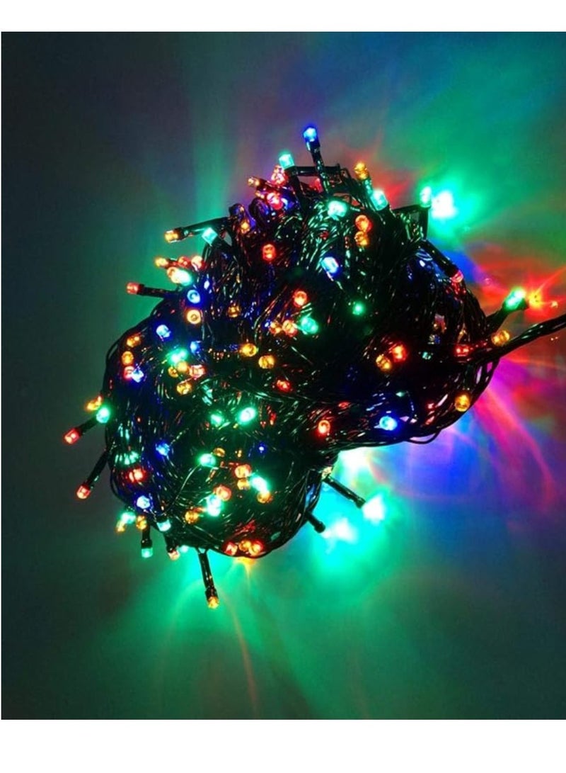 يوويل ضوء رمضان 10 متر LED متعدد الألوان ضوء خرافي لديكور رمضان ضوء ستارة للمنزل والديكور الخارجي ضوء متعدد الأوضاع يعمل  - Image 3