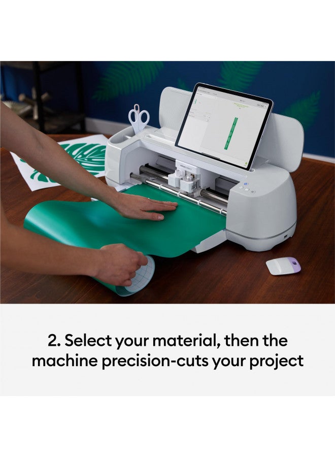 Cricut مجموعة كريكت ميكر 3 ومكتبة المحتوى الرقمي - تتضمن 30 صورة في تطبيق تصميم سبيس - آلة قطع ذكية، أسرع بمعدل 2X وقوة قطع 10X، تقطع أكثر من 300 مادة، زرقاء - Image 5