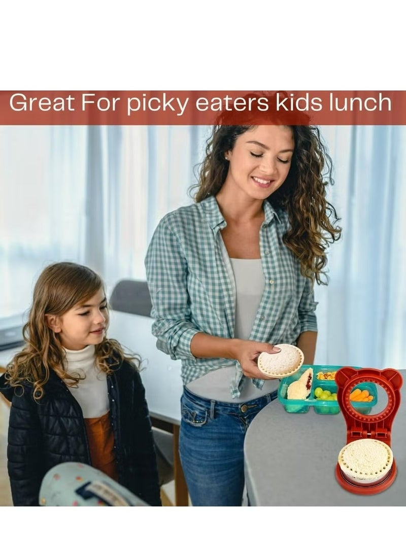 Sandwich Cutter for Kids, Bread Sandwich Decruster, Uncrustables Sandwich Maker, DIY Cookie Cutters