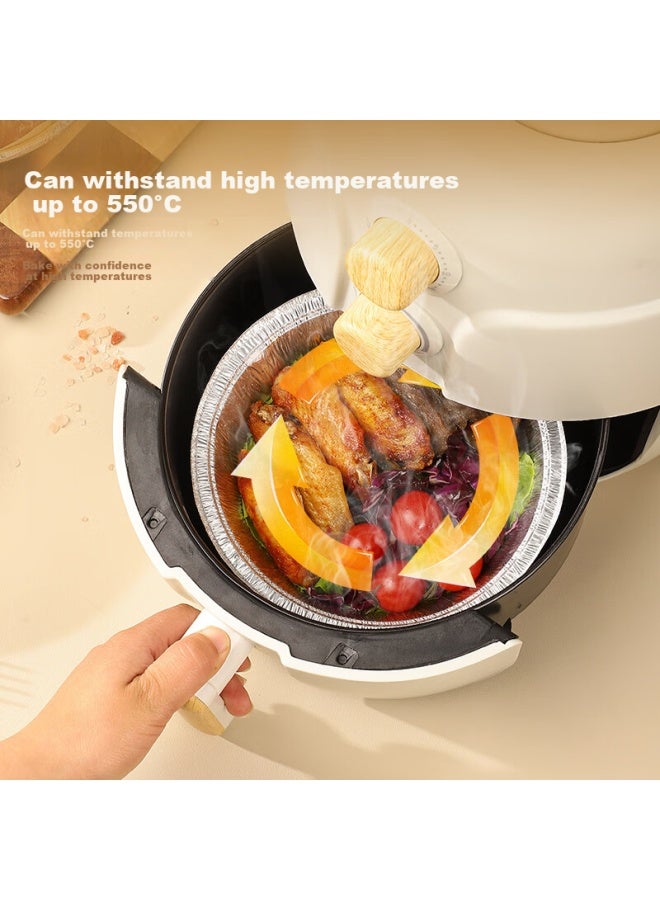 GRASEY Guangyi Air Fryer Aluminum Foil Pans, 19Cm, Pack Of 50, Gy8725 - Image 1