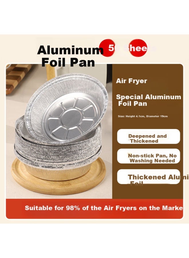 GRASEY Guangyi Air Fryer Aluminum Foil Pans, 19Cm, Pack Of 50, Gy8725 - Image 5