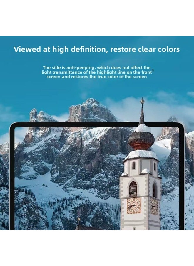 For Apple Ipad11 Flat 360-degree Anti-peep Film 10.2 Inch Four-sided Anti-peep Magnetic Film Air6 11 Inch-Color:Magnetic High-definition Anti-peep Film With Storage Bag Packaging Box (horizontal Screen Left And Right Anti-peep)-Dimensions:Ipad10.2 Inch