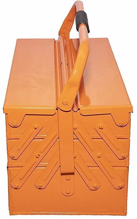HORSE TOOLS Metal Tool Kit Box For GarageHousehold Commercial Useage Tool Box With Tray - Image 3
