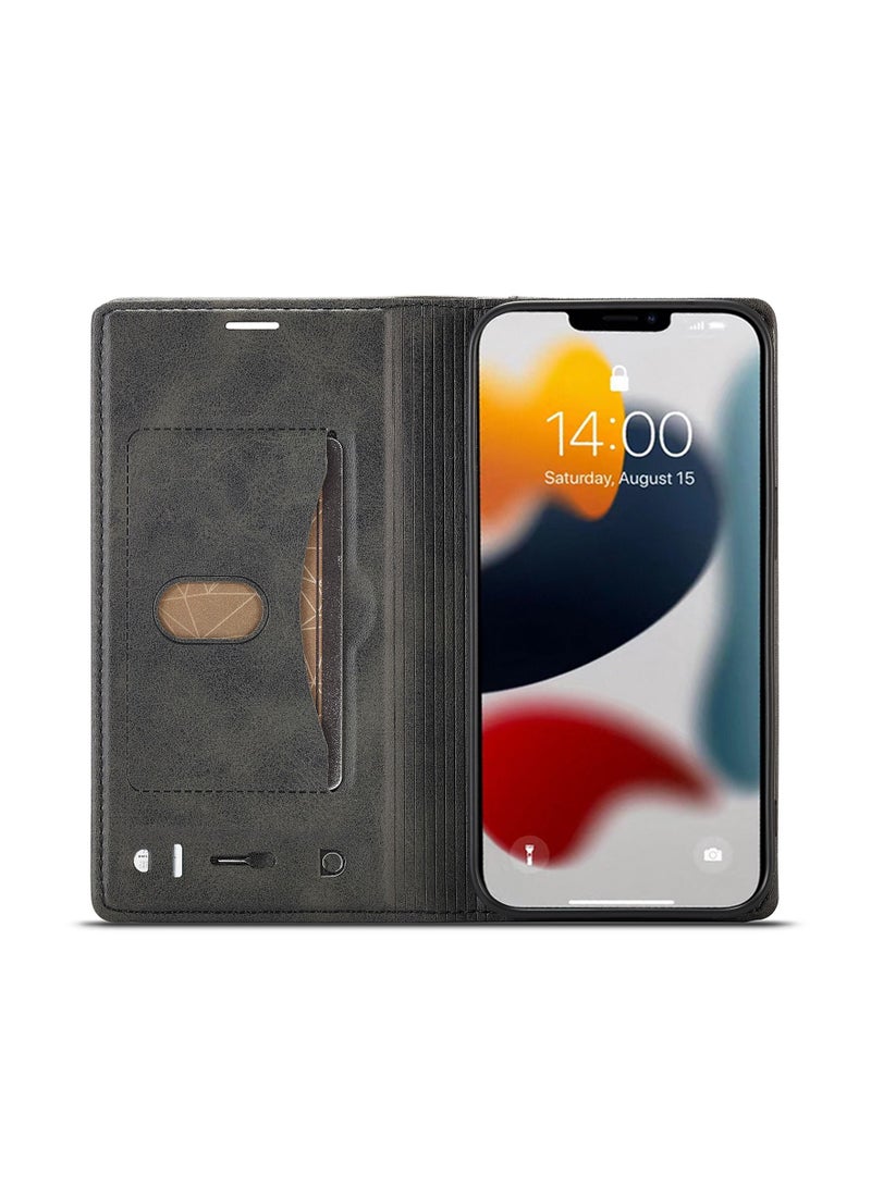 Suteni Flip Cover Protective Leather Case for iPhone - Image 2