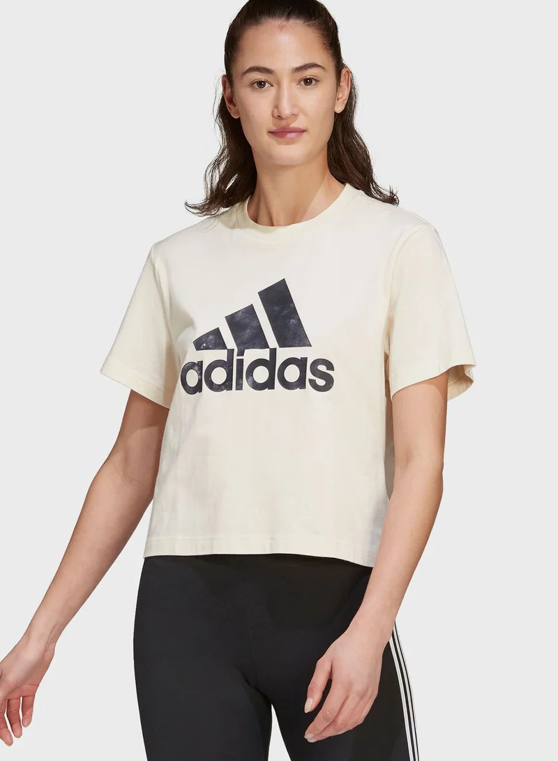adidas تيشيرت اديداس X زوي سالدانا مزين برسومات