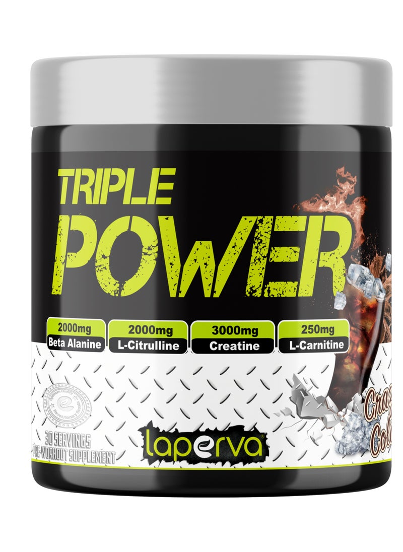 Laperva Triple Power Pre-Workout Crazy Cola-(300gm)30 Servings - pzsku/ZCEECBE5B8DCE2A98FF8AZ/45/_/1675949869/86819e94-ae33-456a-90ea-63b0b775d5c1