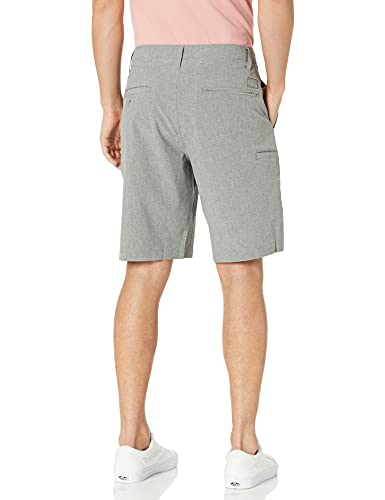 Volcom Men's Kerosene 21" Hybrid Chino Shorts, Heather Grey, 38 - Image 2