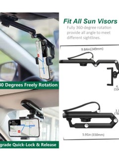 Car Phone Stand Rotatable Sunshade Car Phone Mount Foldable Dashboard General Adjustable Spring Clamp Car Phone Stand - pzsku/ZCEECE4C2C3DE48746EAEZ/45/_/1703139906/d6759d25-cd65-443a-928b-85d41c254ab5