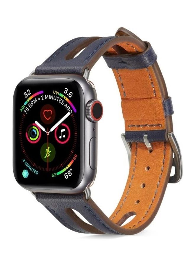 نيبمينينت سوار بديل لساعة أبل أزرق داكن - Image 4