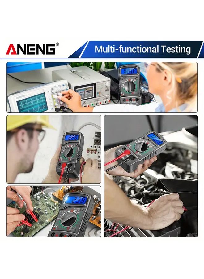 ANENG XL830L Blue Digital Multimeter 1999 Counts AC DC Voltage Current Tester - Image 5