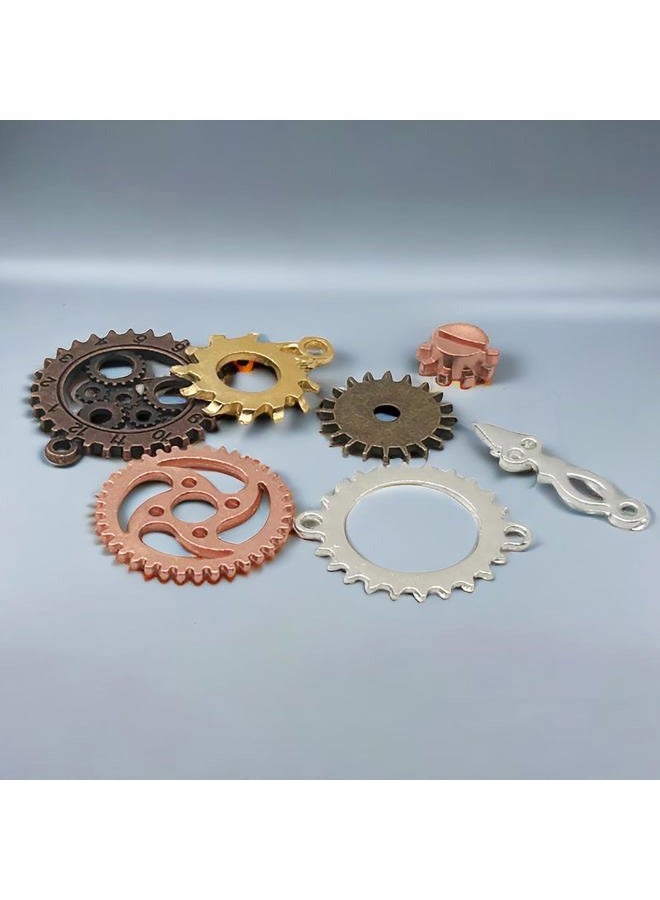 YYHDTYFY 50g Mixed Steampunk Gears Accessories Decor DIY Metal Antique Clock Watch Gear Cog Wheel Pendants Charms For Crafting Jewelry Making - Image 2