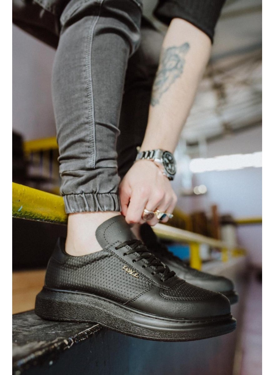 KnACK High Sole Casual Shoes 042 Black (Black Sole)  - Image 5