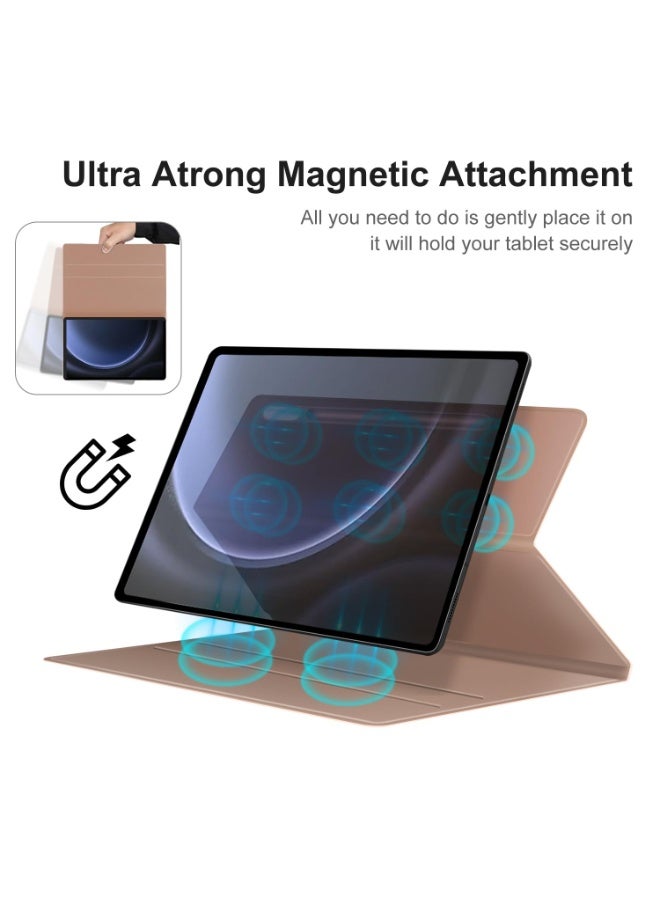 Magnetic Case for Galaxy Tab S10 Plus 2024/S9 FE +/S9 + 12.4 inch, Lightweight Smart Case with Hidden Pencil Holder for Galaxy Tab S10+/S9 FE+/9+ - Image 2