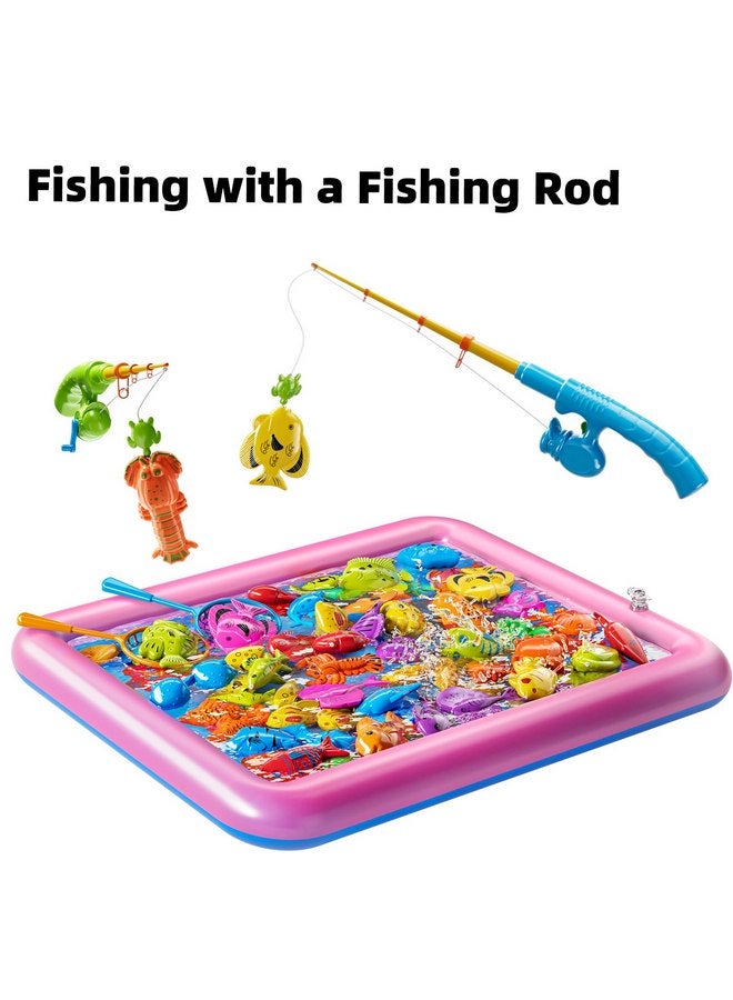 TEMI Fishing Toy for Kids 3-8 Years Old, Bath Toy for Child, Magnetic Fishing Pole for Toddlers, Summer Water Toys for Boys and Girls, Outdoor and Indoor Toys, Gifts for Birthday and Holidays - Image 4