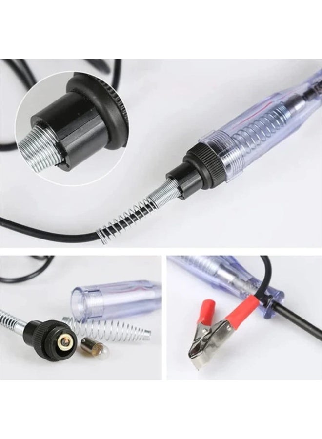 SANMUGEED Car Truck Circuit Test Pen, Circuit Tester, 5-120V DC Digital Automotive Test Light, Heavy Duty Light Tester with Voltmeter Wire - Image 4