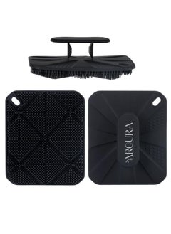 Aroura Premium Eco-Friendly Antimicrobial Silicone Body Scrubber, Gentle Exfoliating Shower Scrubber for Sensitive Skin, Durable Silicone Body Brush for Shower Use for Men and Women  - Image 1
