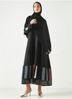 هدية المدينة  HM - عباية مميزة متعددة الألوان  - Image 4