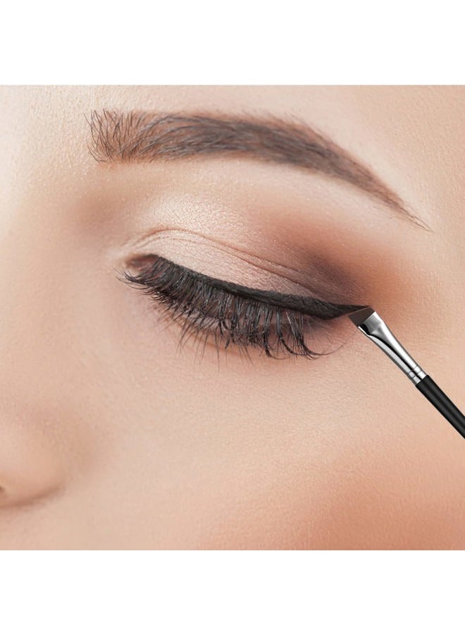 JASSINS Fine Angled Eyeliner Brushes, JASSINS Precision Gel Eye Liner Brush,Synthetic Bristles Eye Makeup Tool,Ultra Thin Slanted Flat Angle for Beauty Cosmetic Tool - Image 4