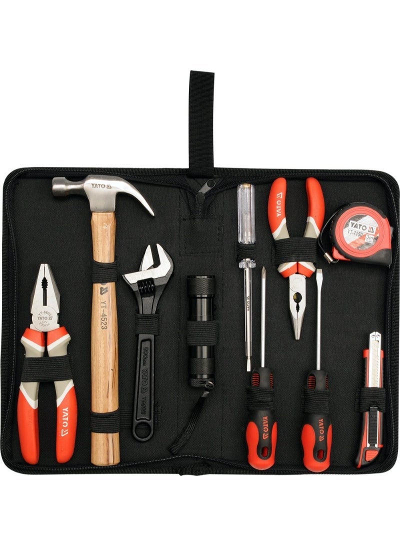 YATO Tool Set 10pcs in Pouch YT-39002