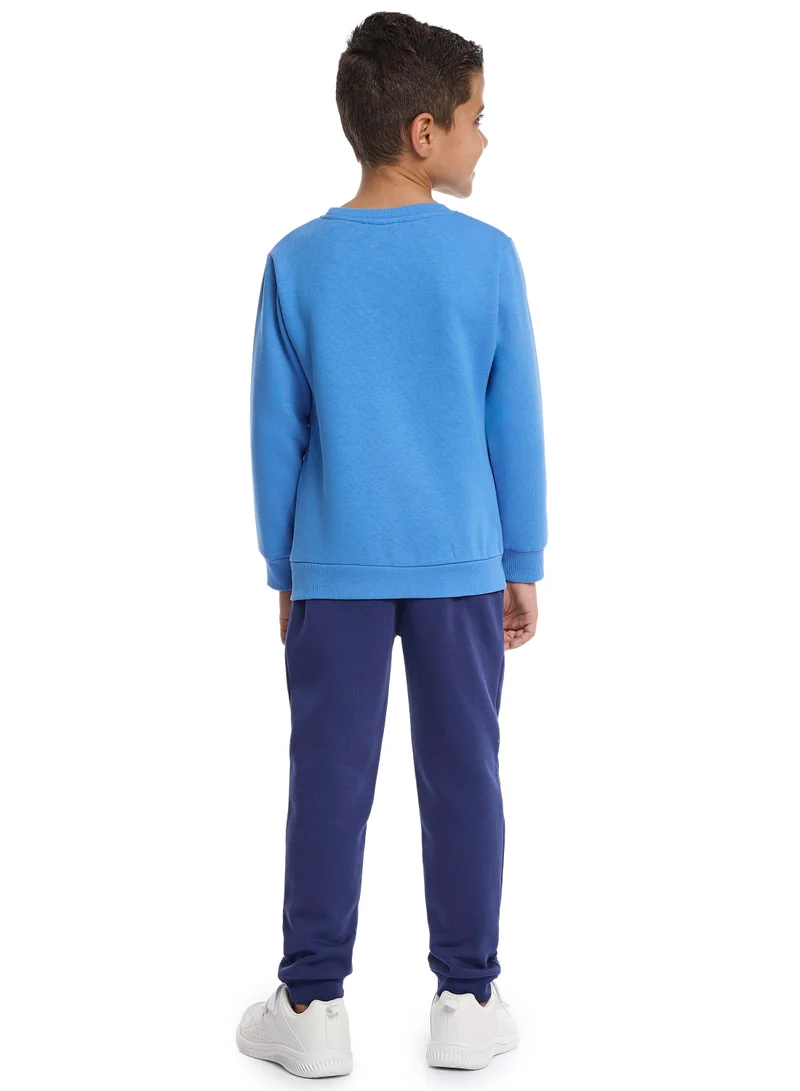 victor and jane Boys’ Sporty Fleece  Sweatshirt &amp; Joggers Sets