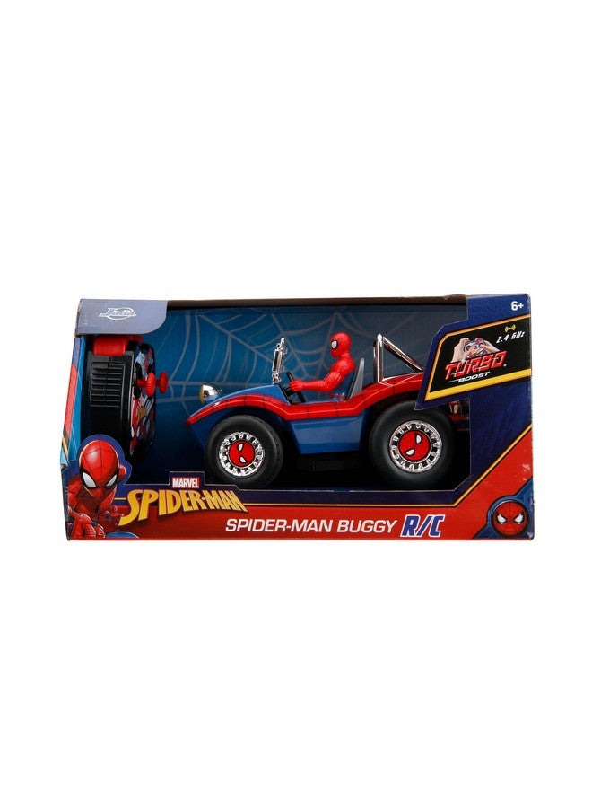 Jada Toys Marvel 1:24 Spider-Man Buggy Rc Radio Control Cars, Toys For Kids And Adults - Image 4