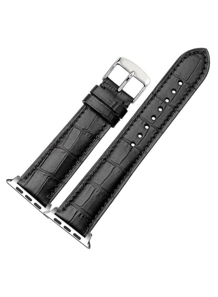 Leather Bands Compatible with Samsung Galaxy Watch Ultra 47mm Band (2024), Top Grain Genuine Leather Replacement Strap for Men Women - Image 1