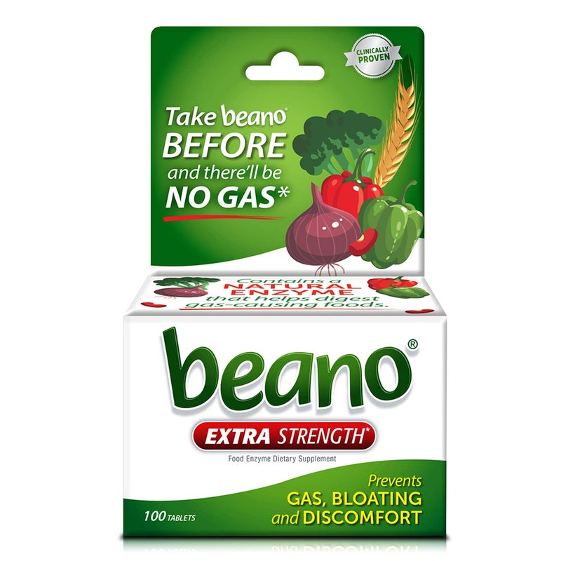Beano Ultra 800, Gas Prevention and Digestive Enzyme Supplement, 100 Count - Image 1