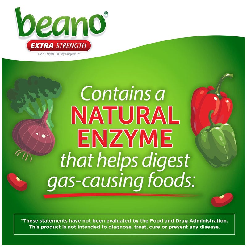 Beano Ultra 800, Gas Prevention and Digestive Enzyme Supplement, 100 Count - Image 3
