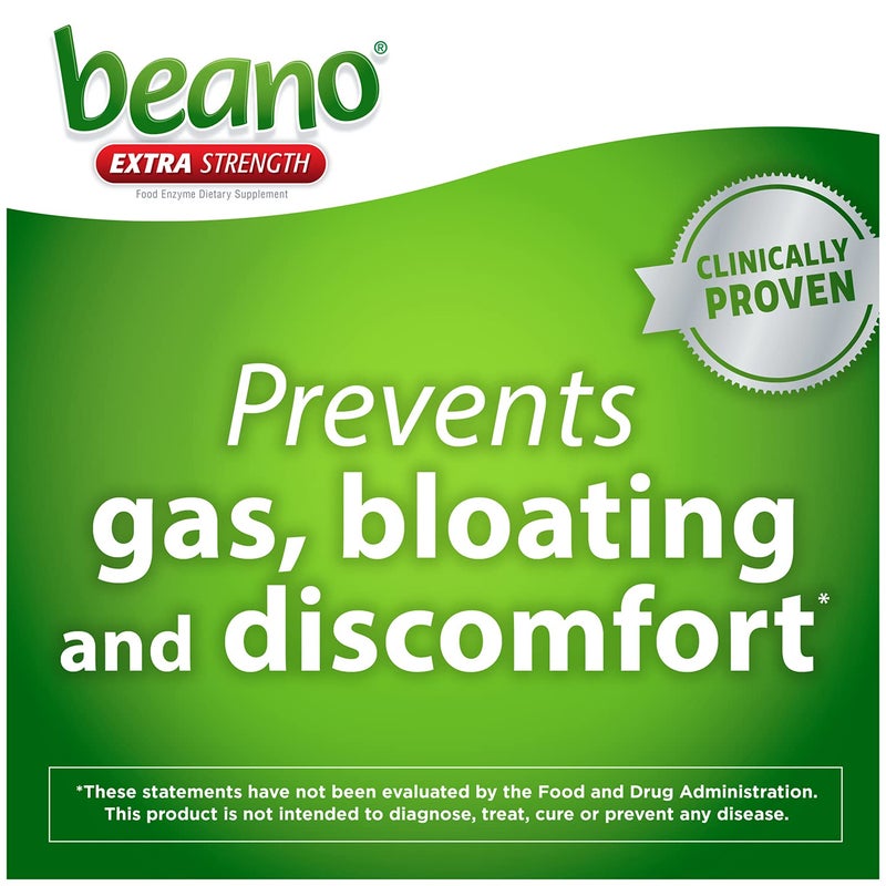 Beano Ultra 800, Gas Prevention and Digestive Enzyme Supplement, 100 Count - Image 4