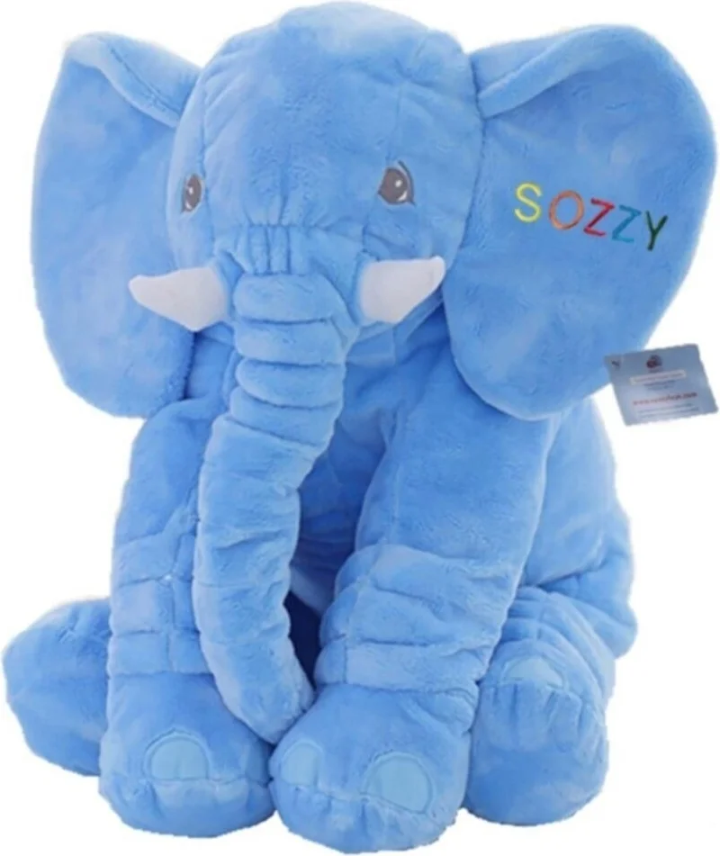 توبروك ستور Children's Blue Elephant Sleeping My Friend Toy Plush