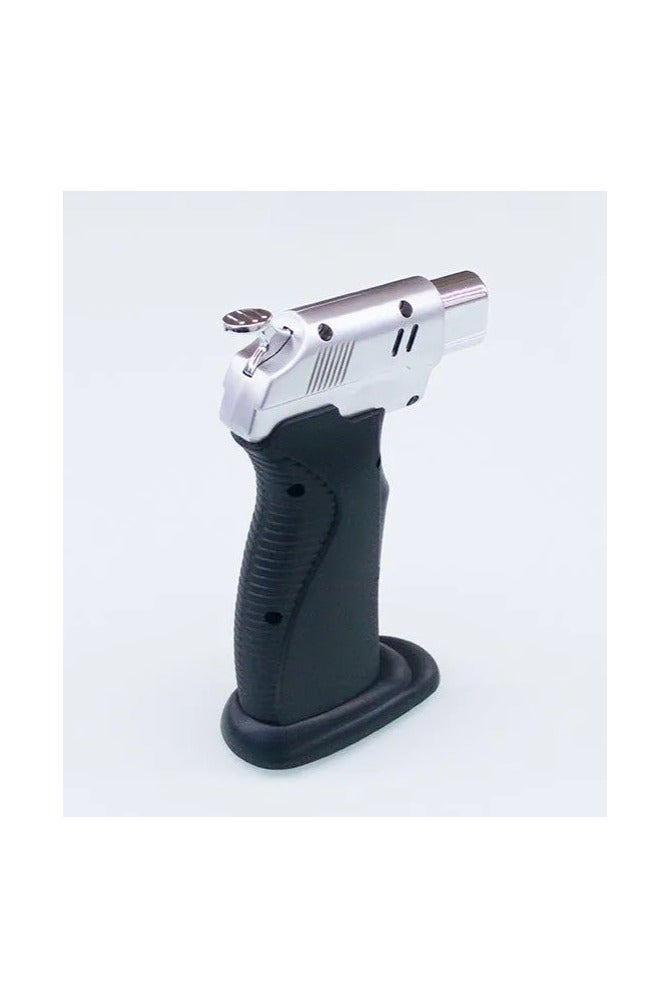 Adjustable Single/Dual Jet Flame Butane Gas Torch Lighter – Windproof Refillable Lighter with Flame Lock for Outdoor, Camping, BBQ, Kitchen - Image 4