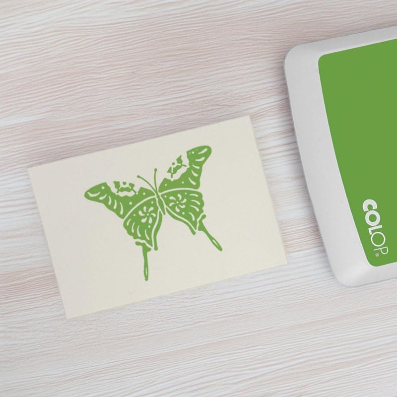 Colop Make Series, Ink Stamp Pads, with Non-Toxic Premium Ink, Water-Based Acid-Free (Smooth Green, Make 3-3-1/2" x 6-1/4") - Image 4