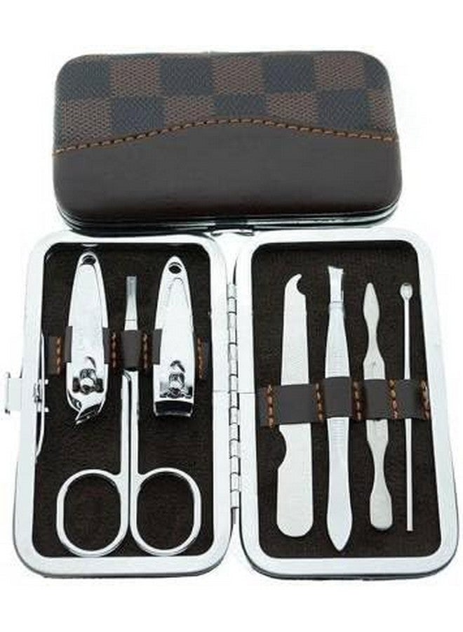 KIRA 7Pcs Manicure Set Women Nail Clipper Set Stainless Steel Toe Finger Nail Clippers Personal Care Tools With Portable Travel Case Pedicure Tools Women Grooming Kit Gift For Wife Girlfriend Parents - Image 1