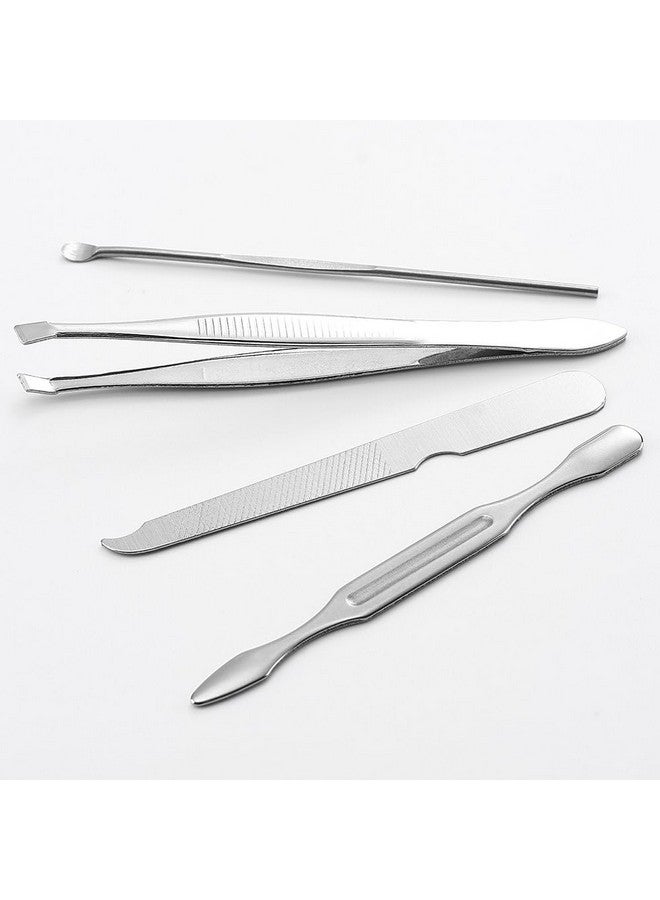 KIRA 7Pcs Manicure Set Women Nail Clipper Set Stainless Steel Toe Finger Nail Clippers Personal Care Tools With Portable Travel Case Pedicure Tools Women Grooming Kit Gift For Wife Girlfriend Parents - Image 4