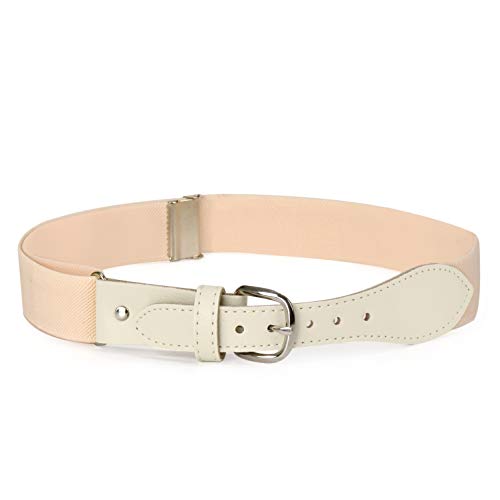 HOLD'EM HOLD’EM Kids Toddler Belt Leather Closure Elastic - Off White - Image 1
