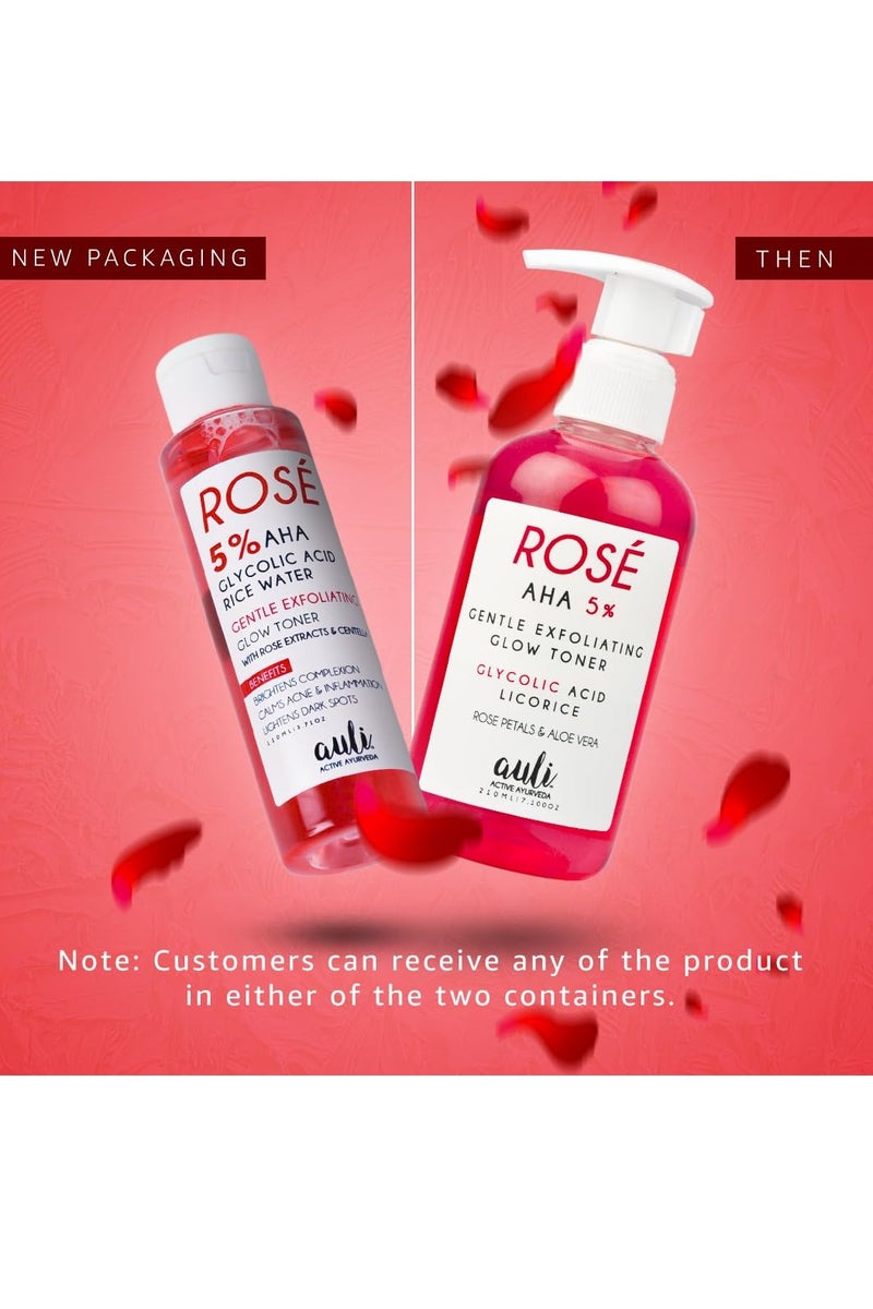 AULI LIFESTYLE Auli AHA 5% Exfoliating Toner for All Skin Types 210ML - Image 2