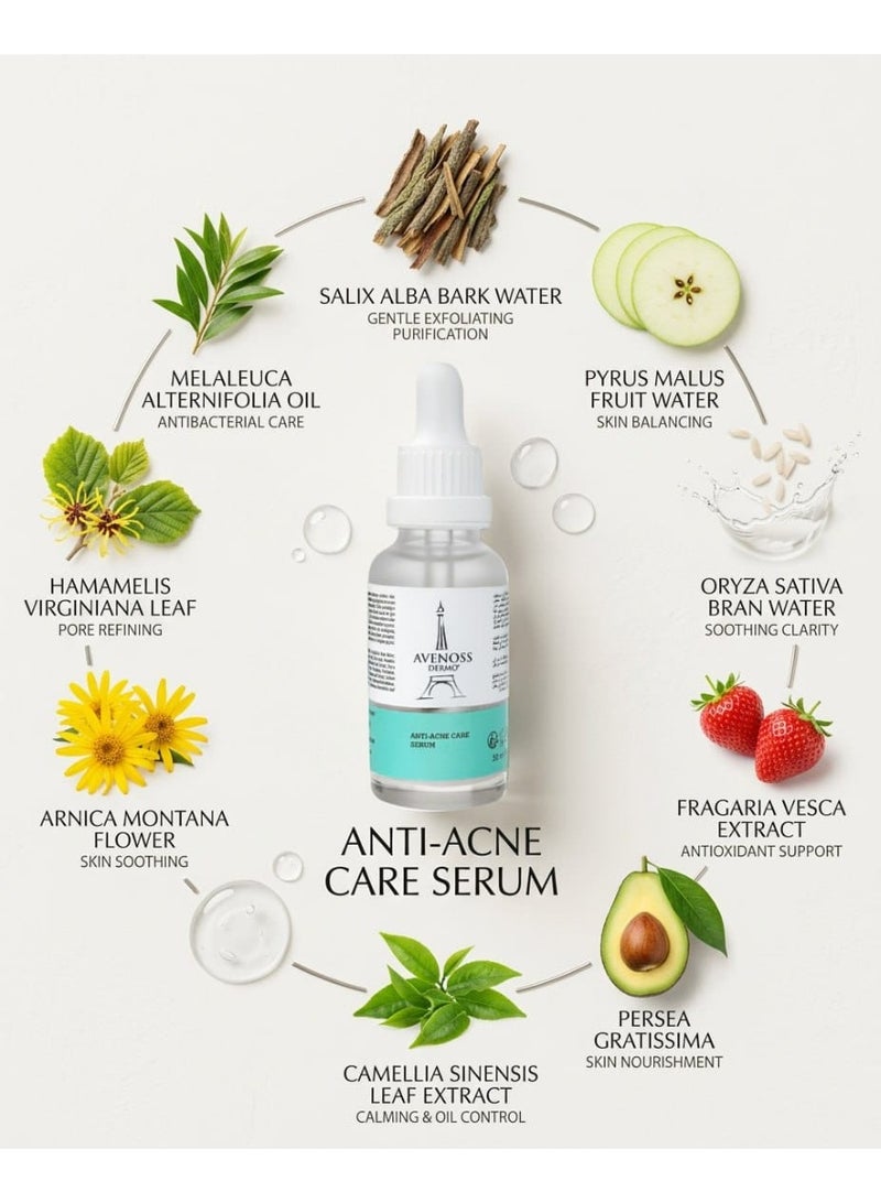 AVENOSS DERMO - Anti-Acne Care Serum with 5-Acid Complex, - Image 3