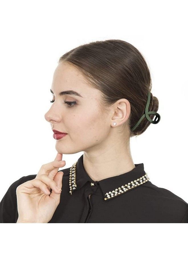 Fameza 4Pcs Matte Hair Claw Clips 4.3 Inch Acrylic Nonslip Large Jaw Hair Clamp For Women Thick Hair Styling Accessories  - Image 4