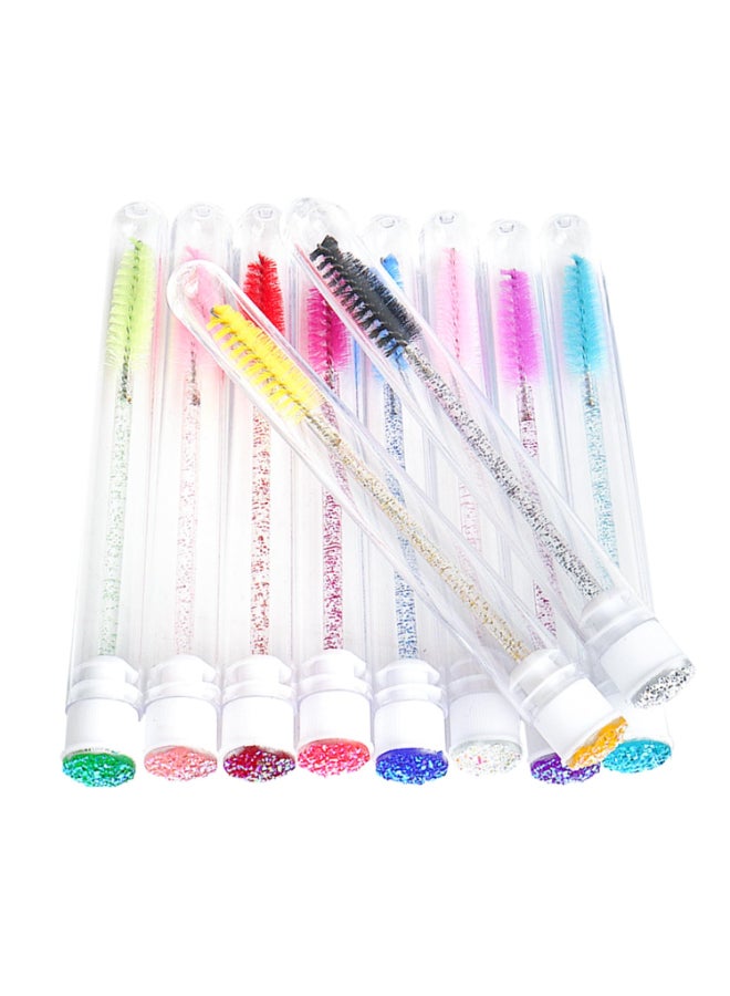 TORMEN Disposable Mascara Wand Set 7pcs Mixed Color Lash Brushes for Women with DustProof Tubes Eyelash Eyebrow Makeup Tool - Image 2
