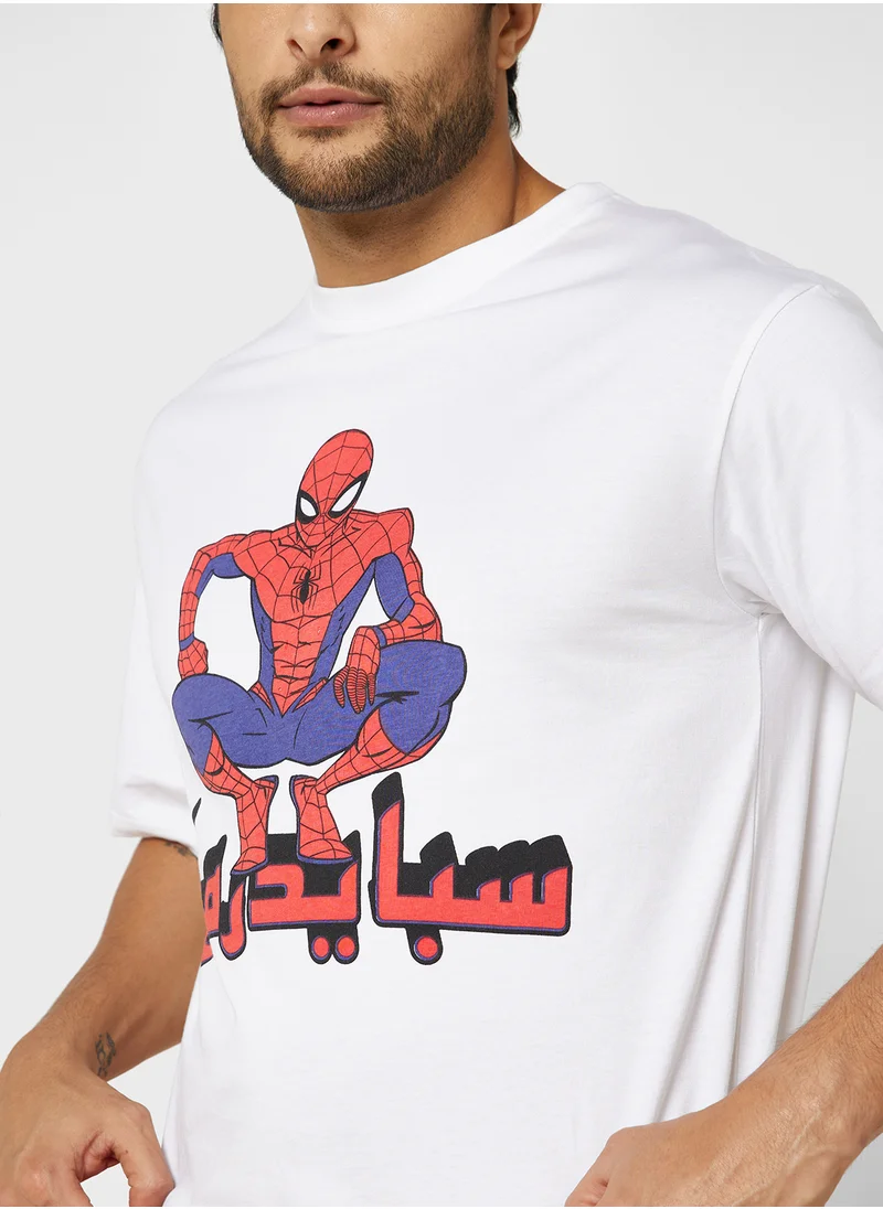 مارفل Marvel Spiderman Oversized T-Shirt