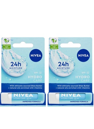 Pack Of 2 Nivea Hydro Care Lip Balm 5g - pzsku/ZCEEE66B142D8CE62EE43Z/45/_/1727523003/0d0f3d9f-64b1-4660-bfee-005a58880d45