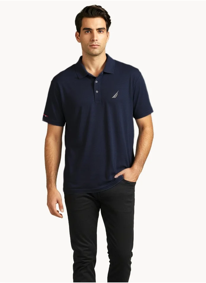 نوتيكا Basic Regular Fit Premium Cotton Logo Polo Shirt