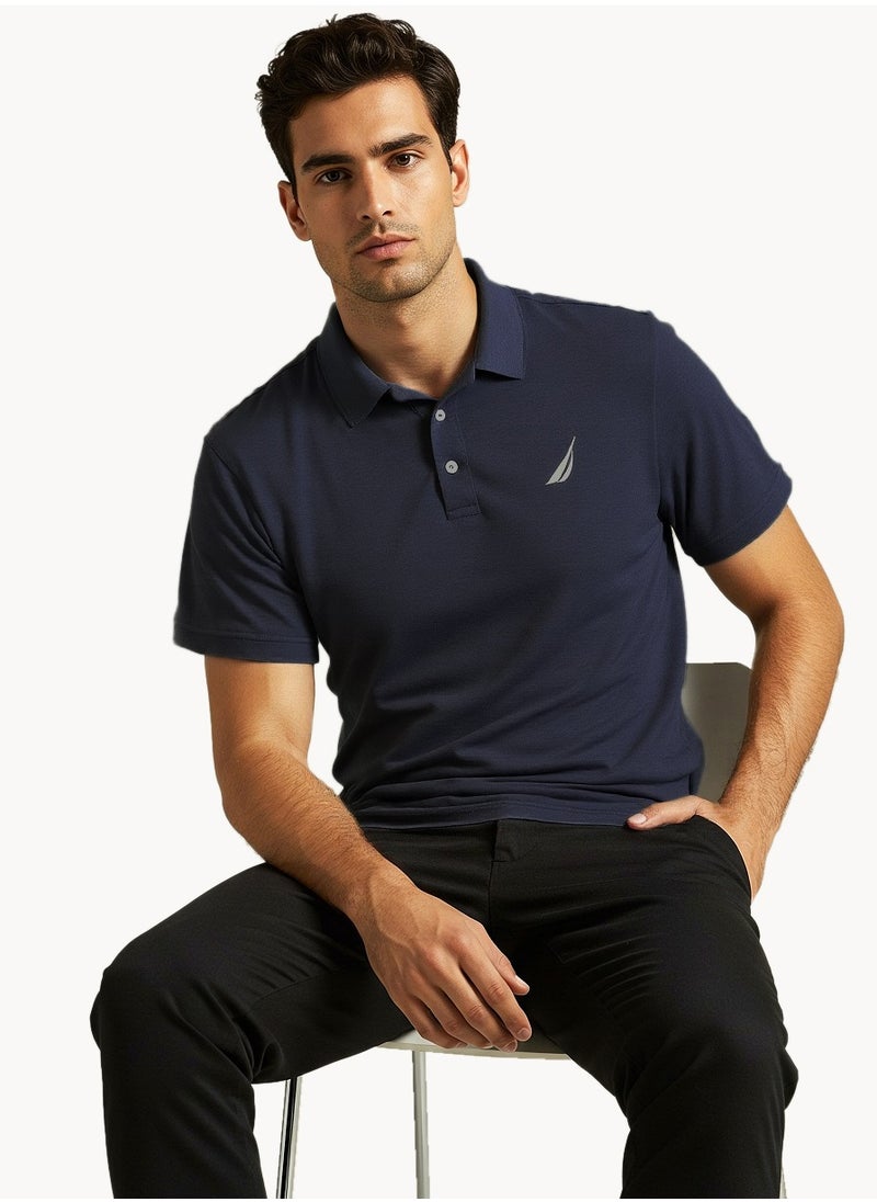 NAUTICA Basic Regular Fit Premium Cotton Logo Polo Shirt  - Image 4