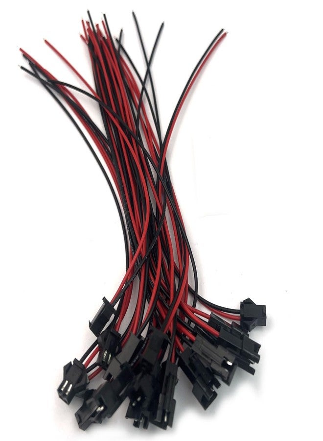 DEVMO JST SM 2-Pins 2P Female & Male Plug Connector Wire Cables for Arduino (Pack of 10 Pairs) AE1045 - Image 1