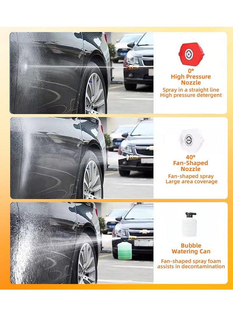 BONAI Powerful Cordless Electric High Pressure Washer with Dual Large Capacity Batteries - Ideal for Effortless Car Washing  - Image 3