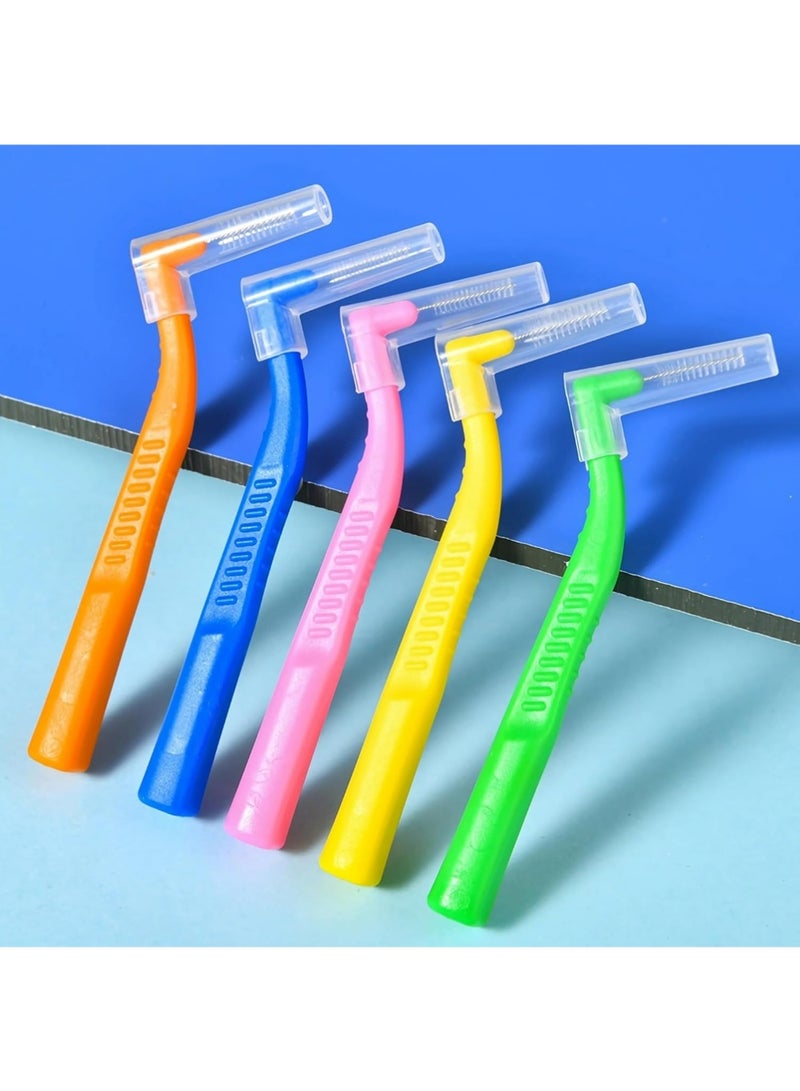 Yigate 30 PCS Interdental Brushes Dental Floss Toothpick Braces Brush Tooth Cleaning Tool Care Tooth Cleaning Tool (Multicolour) - Image 3