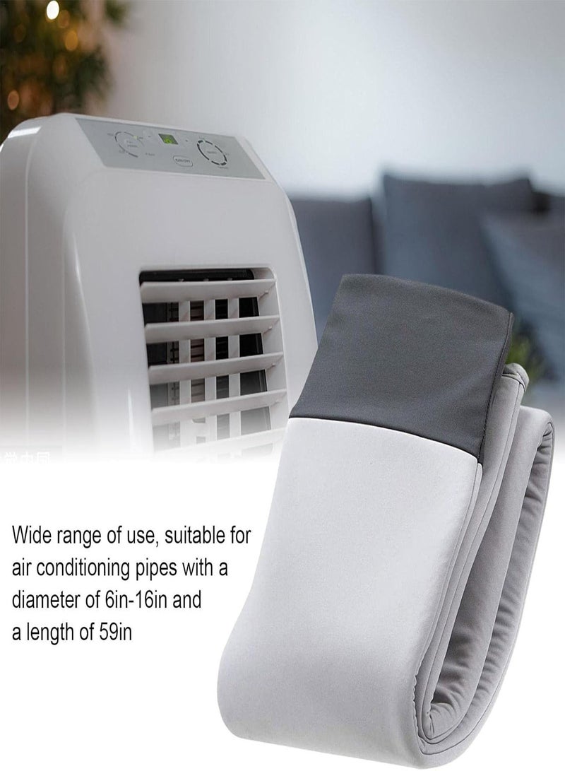 GGOOT Air Conditioner Hose Insulation - Portable Air Conditioner Hose Cover Wrap,Sun Protection AC Cover for Hoses, Air Conditioning Accessories - Image 2