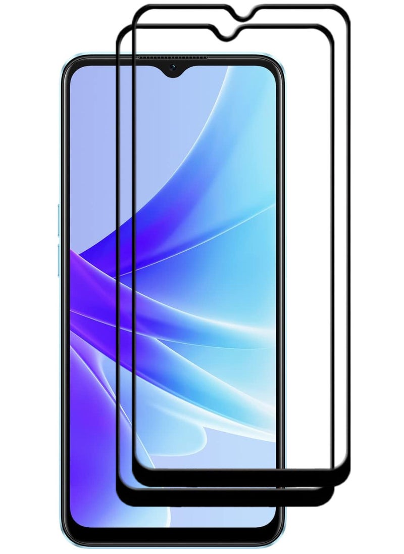 ACLIX 2 Pieces Antistatic ESD Dustproof Premium Quality High Definition Tempered Glass Screen Protector Designed For Oppo A77 4G - Image 1