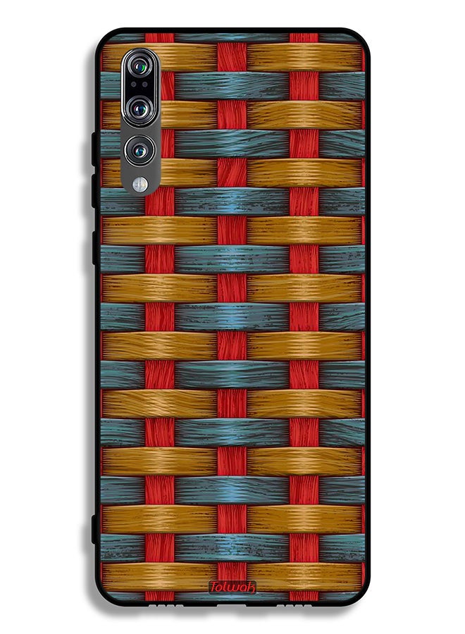 Tolwak Huawei P20 Pro Protective Case Cover Strips Art Pattern - Image 2